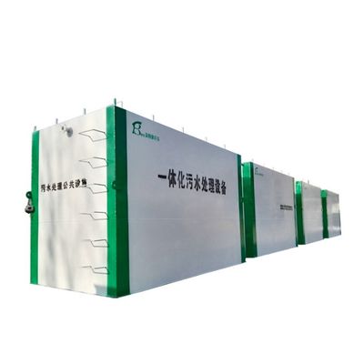 Negozi di abbigliamento 1000L/ora Purificatore di acque di scarico industriale compatto per rifiuti urbani