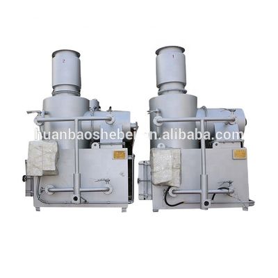 0.37KW Macchina per bruciare rifiuti industriali Incineratore medico e per animali domestici con 1