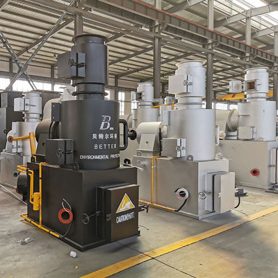 Incineratore di rifiuti medici per animali domestici morti Forno per rifiuti industriali da 750L/h