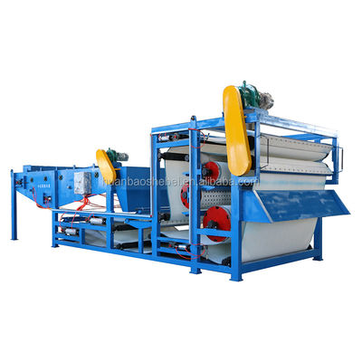 300 kg Capacità Cintura di tipo filtro Press Dewatering di fanghi per fanghi comunali
