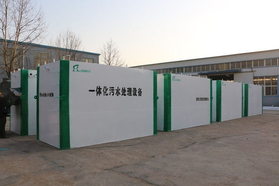 Negozi di abbigliamento 1000L/ora Purificatore di acque di scarico industriale compatto per rifiuti urbani