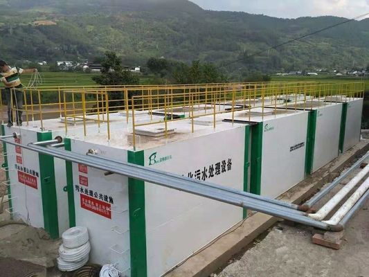 300*150*270cm Piccolo impianto di depurazione delle acque reflue industriali per la depurazione delle acque reflue domestiche