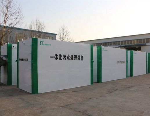 300*150*270cm Piccolo impianto di depurazione delle acque reflue industriali per la depurazione delle acque reflue domestiche