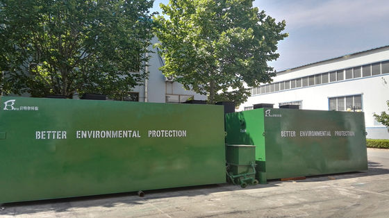 MBR a motore 2-450 t/giorno Compatto sistema di trattamento delle acque reflue industriali per macello