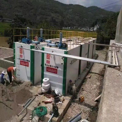 330*180*220cm Sistemi di trattamento delle acque reflue di tipo MBR sotterranei per impianti di trattamento delle acque