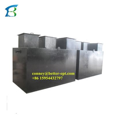 Trattamento delle acque reflue scolastiche Serbatoio settico in acciaio al carbonio Con per negozi di materiali da costruzione