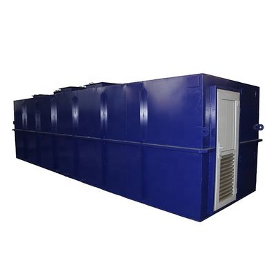 Sistema di trattamento delle acque reflue organiche sepolte a funzionamento automatico con facile isolamento