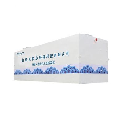 Sistema di trattamento delle acque reflue organiche sepolte a funzionamento automatico con facile isolamento