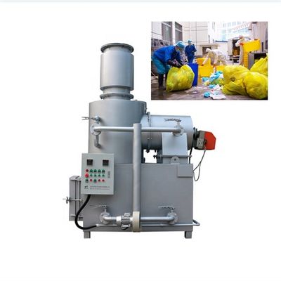 Tecnologia avanzata di pirolisi Incineratore di rifiuti domestici Trattamento dei rifiuti solidi con 1