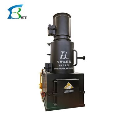 20-500 kg/ora Capacità di trattamento Incineratore innocuo per corpi animali in acciaio al carbonio