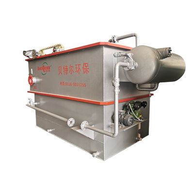 Peso KG 1200 kg Pretrattamento delle acque reflue Macchina di flottazione dell'aria per la produzione di acqua dolce