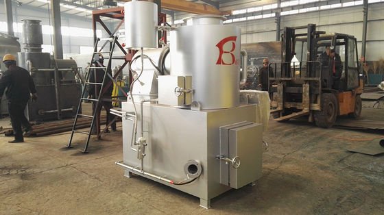 Incineratore di rifiuti senza fumo per lo smaltimento dei rifiuti ospedalieri 0,37 kW nei negozi di alimenti e bevande