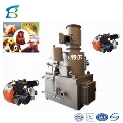 Incineratore di rifiuti di cremazione animale con capacità di 100-500 kg/h e colore personalizzato