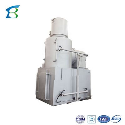 Incineratore di rifiuti di cremazione animale con capacità di 100-500 kg/h e colore personalizzato