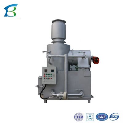 Incineratore di rifiuti di cremazione animale con capacità di 100-500 kg/h e colore personalizzato
