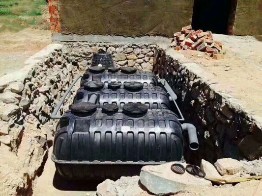 Digestore di biogas nero per il trattamento delle acque reflue domestiche rurali in sistema di attrezzature di cantina