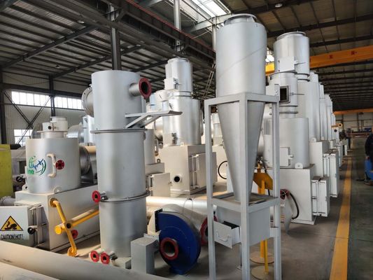 Collettore di rifiuti personalizzato senza fumo Macchina di incenerimento dei rifiuti industriali
