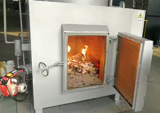 Collettore di rifiuti personalizzato senza fumo Macchina di incenerimento dei rifiuti industriali