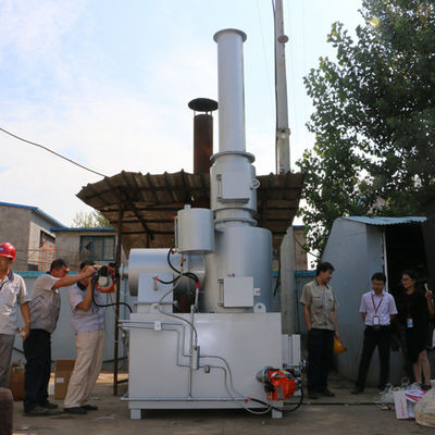2300 kg Peso 10-500 kg/ora Incineratore senza fumo per macchine per lo smaltimento dei rifiuti ospedalieri