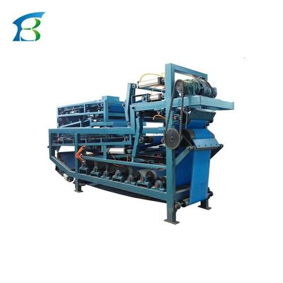Pressa di filtraggio con cintura di trattamento dei fanghi con materiale in acciaio inossidabile/acciaio al carbonio