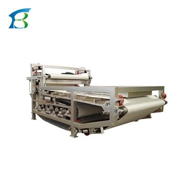 Pressa di filtraggio con cintura di trattamento dei fanghi con materiale in acciaio inossidabile/acciaio al carbonio