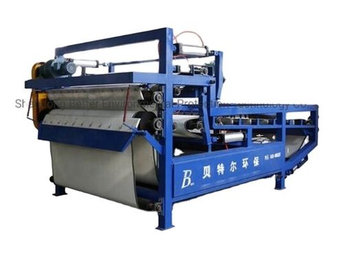 Pressa di filtraggio con cintura di trattamento dei fanghi con materiale in acciaio inossidabile/acciaio al carbonio