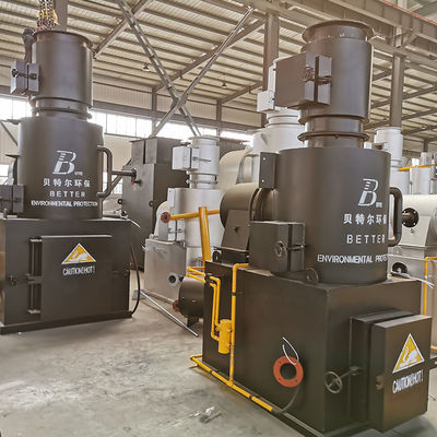 Incineratore di rifiuti medici per animali domestici morti Forno per rifiuti industriali da 750L/h