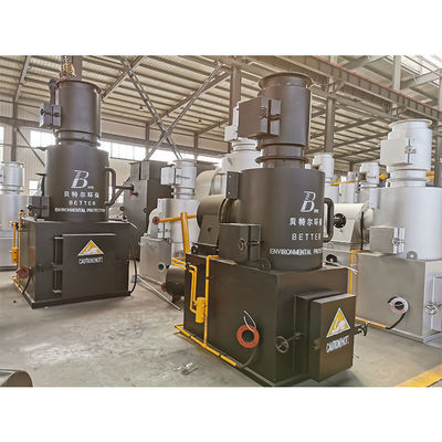 Incineratore di rifiuti medici per animali domestici morti Forno per rifiuti industriali da 750L/h