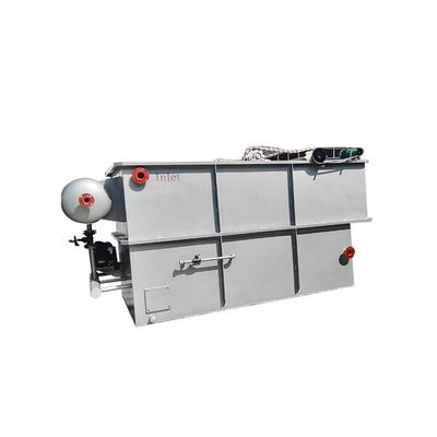 Apparecchiature di pretrattamento di acque reflue a galleggiamento d'aria rettangolare 1000 kg