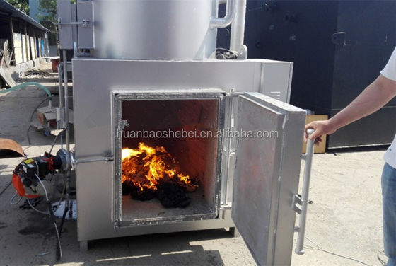 Incineratore per il trattamento dei rifiuti per macellaio di pollame senza odore
