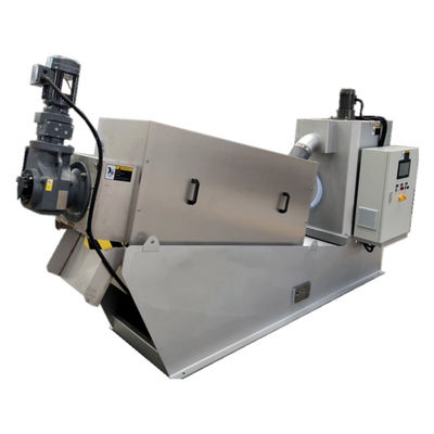 SUS304/316 Cassava Vinasse Olio di cocco di palma Filtro di fanghi Pressatura a vite Dewatering Machine