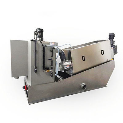 SUS304/316 Cassava Vinasse Olio di cocco di palma Filtro di fanghi Pressatura a vite Dewatering Machine