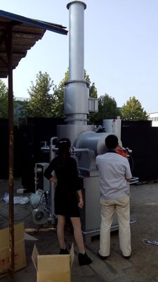 Incineratore di rifiuti di impianti di plastica attrezzature per la protezione dell'ambiente Capacità 750L/h
