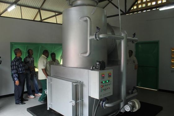 Incineratore di rifiuti di impianti di plastica attrezzature per la protezione dell'ambiente Capacità 750L/h