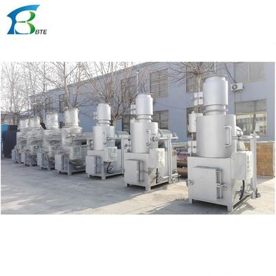 Macchine per il trattamento dei rifiuti da 2 a 13 tonnellate Incineratore senza fumo per la pirolisi diretta delle materie plastiche