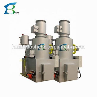 Macchine per il trattamento dei rifiuti da 2 a 13 tonnellate Incineratore senza fumo per la pirolisi diretta delle materie plastiche