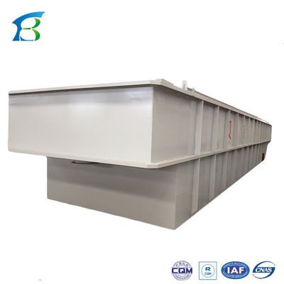 Dispositivo di flottazione ad aria sciolta per l'eliminazione delle acque reflue del macello