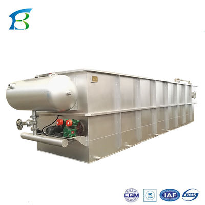 Dispositivo di flottazione ad aria sciolta per l'eliminazione delle acque reflue del macello