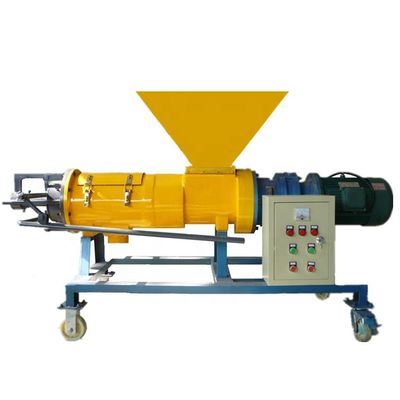 Trattamento delle acque reflue di macellazione Dehidratore a vite per disidratazione di biofertilizzanti