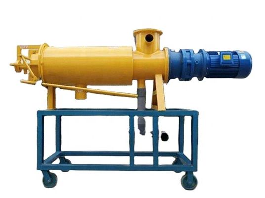 Trattamento delle acque reflue di macellazione Dehidratore a vite per disidratazione di biofertilizzanti
