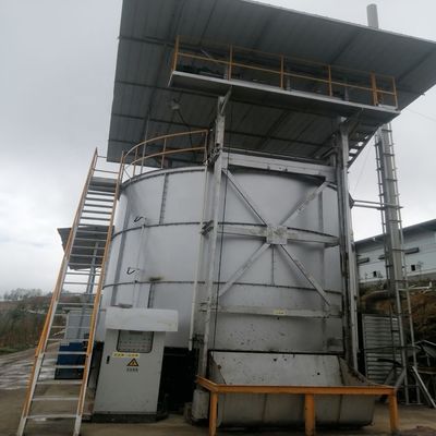 8-12 cbm al giorno Livello di sicurezza elevato Fertilizzante automatico Fermentazione macchina Fertilizzante impianto di compostaggio