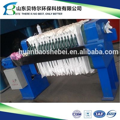 Filtro dell'acqua Dehidratore di fanghi Piastra e telaio Filtro con supporto online da 3 kW