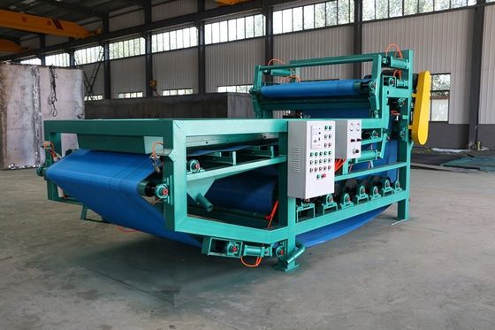 Pressa di filtraggio a cintura in acciaio al carbonio per la deidratazione dei fanghi dell'impianto di minerazione del ferro