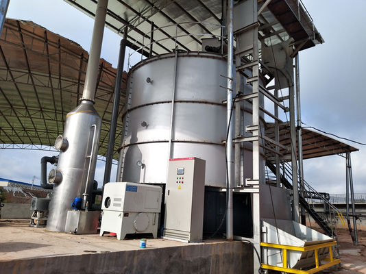 Localizzazione del servizio locale Macchina di compostaggio industriale per la gestione dei rifiuti dei cavalli