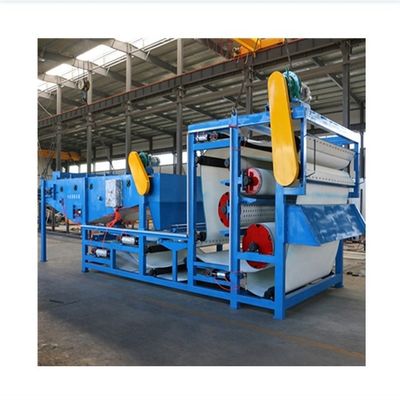 Pressa di filtraggio a cintura in acciaio inossidabile per disidratazione di fanghi su larga scala Capacità 3-25m3/h