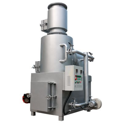 Incineratore di carta da scarto grigio argento adatto al gasolio e allo smaltimento dei rifiuti domestici