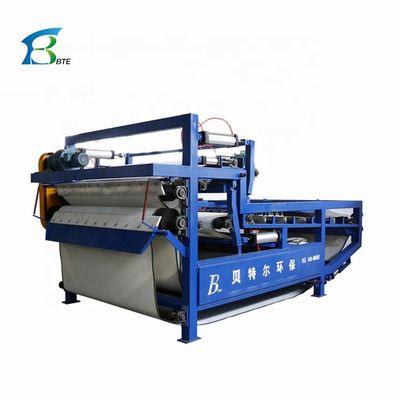 Pressa automatica a cintura per la separazione continua di liquidi solidi negli alberghi