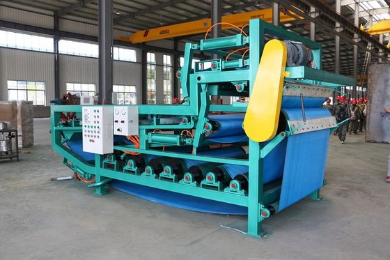 Pressa automatica a cintura per la separazione continua di liquidi solidi negli alberghi