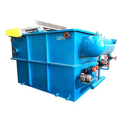 220V / 380V Serbatoio del sistema septico DAF in acciaio a flottazione ad aria sciolta per il trattamento delle acque reflue