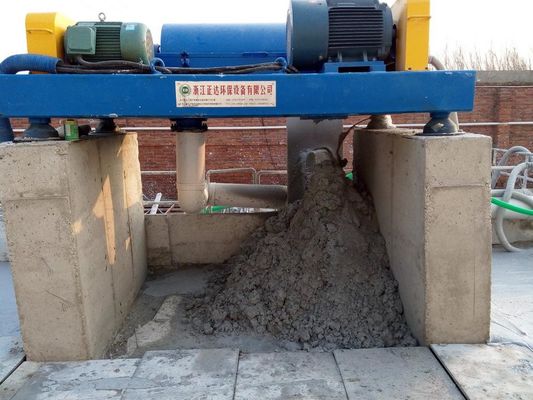 Separazione liquida solida Macchina centrifuga a spirale orizzontale con uno dei componenti principali